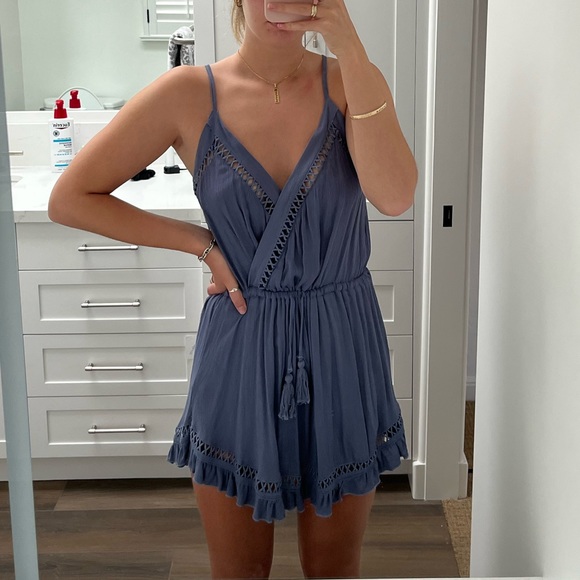 little blue mini dress - Picture 2 of 5